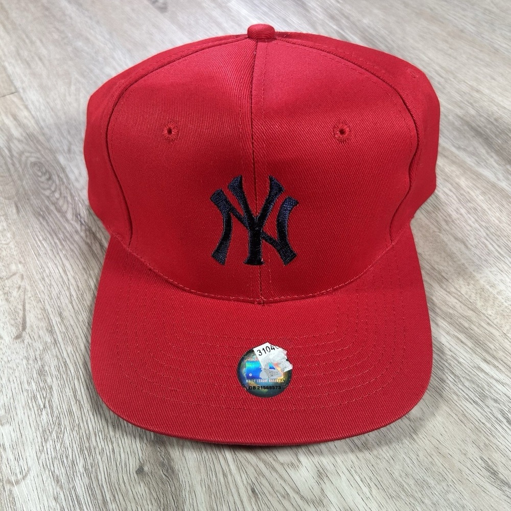 VTG New York Yankees Snapback Hat NEW MLB Baseball KC Red‎ Cap